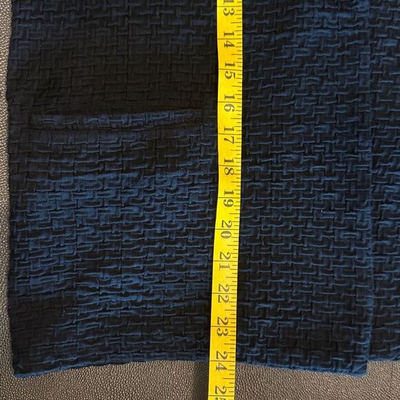 Eileen Fisher Black Oversized Textured Blazer one button closure size Small - Picture 10 of 11